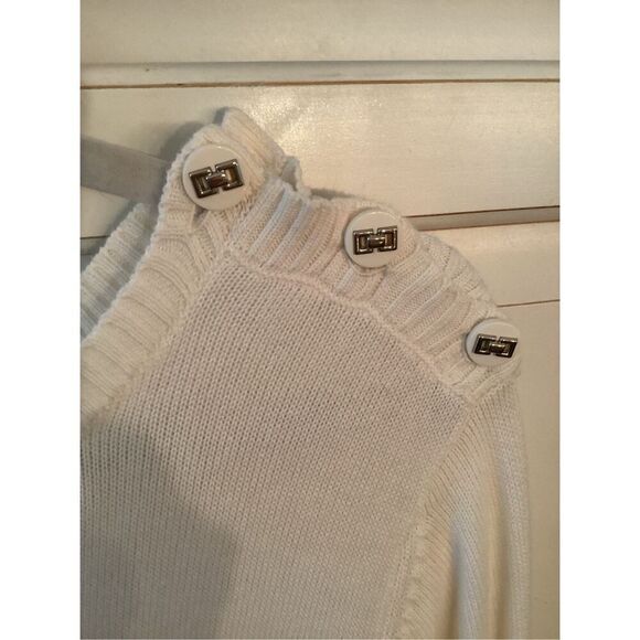 Charter Club Knit PullOver Sweater Sz 3X Scottie Dog Cream - Picture 5 of 8